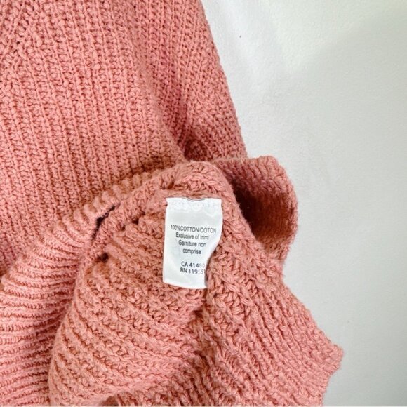 Gentle Fawn Women’s Chunky Knit Dusty Rose Sweater - Picture 14 of 16